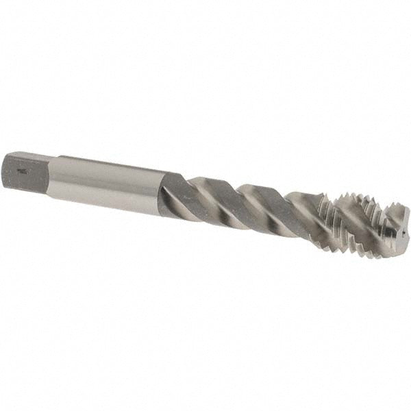 OSG 10900800 M10x1.50 Metric, 3 Flute, 50&deg Helix, Semi-Bottoming Chamfer, Bright Finish, High Speed Steel Spiral Flute STI Tap
