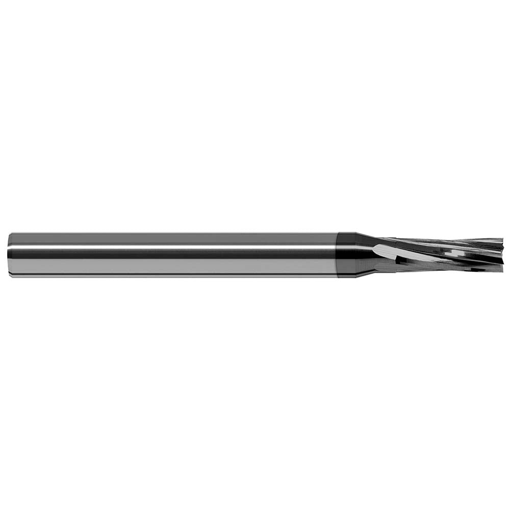 Harvey Tool 944816-C4 Spiral Router Bit 1/4" Dia, 3/4" LOC, 1/4" Shank Dia, 8 Flute