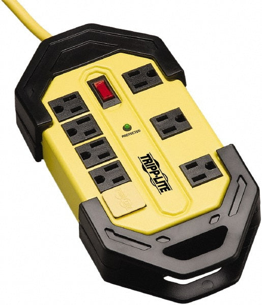 Tripp-Lite TLM812SA 8 Outlets, 120 VAC15 Amps, 12' Cord, Power Outlet Strip