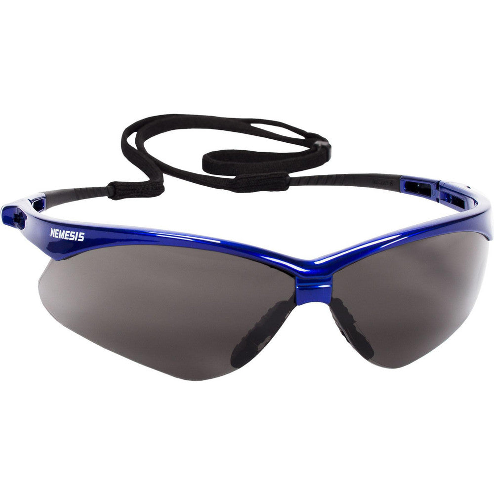 KleenGuard 47387 Safety Glass KleenVision Anti-Fog & Scratch-Resistant, Polycarbonate, Smoke Lenses, Full-Framed, UV Protection