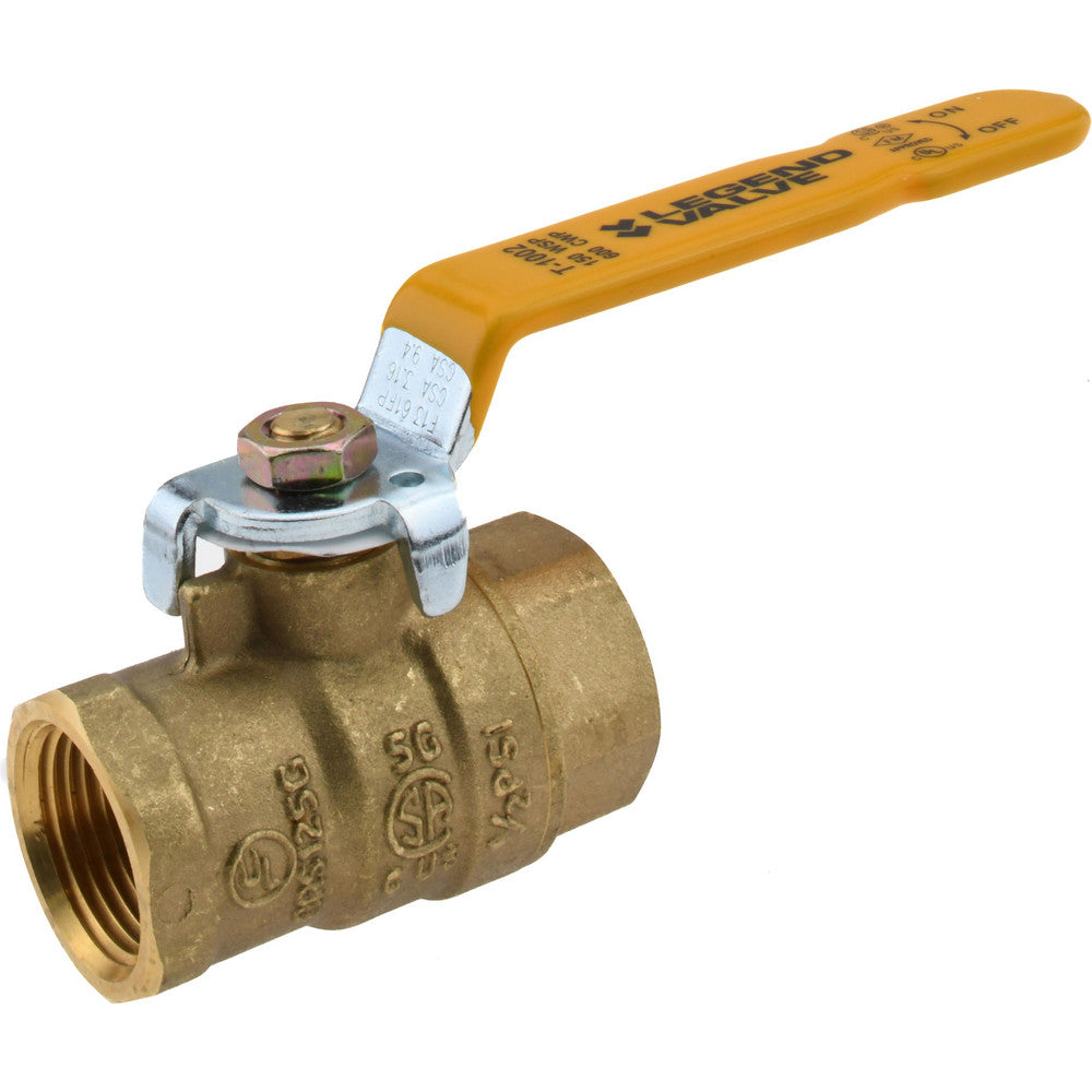 Legend Valve 101-064 2-Way Manual Ball Valve 3/4" Pipe, Full Port