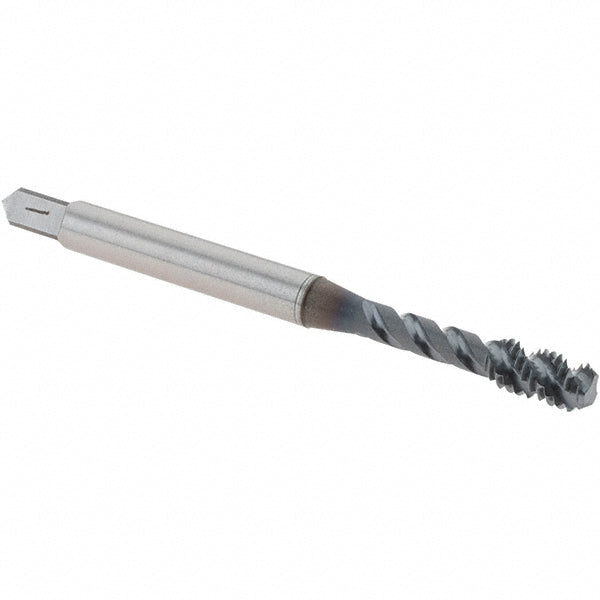 OSG 0145008 #6-32 UNC, 3 Flute, 45&deg Helix, Bottoming Chamfer, V Finish, High Speed Steel Spiral Flute STI Tap