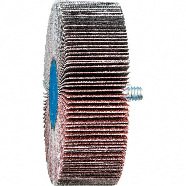 PFERD 47801419 Mounted Flap Wheel 3" Dia, 1" Face Width, 120 Grit, Aluminum Oxide