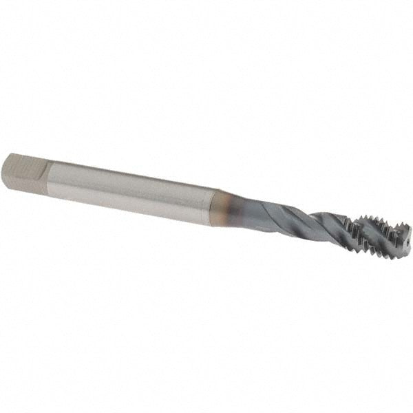 OSG 1650011508 Spiral Flute Tap M8x1.25 Metric Coarse, 3 Flutes, Bottoming, 6H Class of Fit, Powdered Metal, V Coated