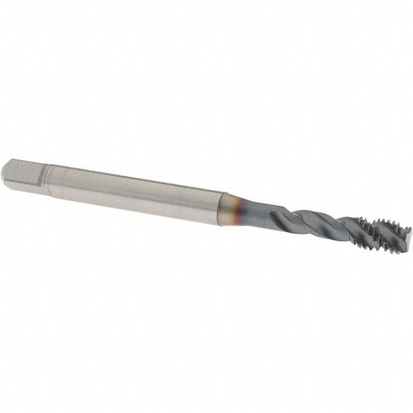 OSG 1650011008 Spiral Flute Tap M6x1.00 Metric Coarse, 3 Flutes, Bottoming, 6H Class of Fit, Powdered Metal, V Coated