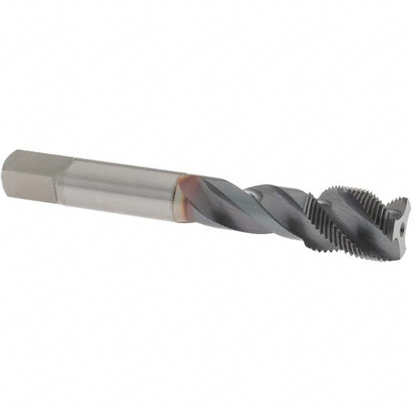 OSG 1650506308 Spiral Flute Tap 5/8-24 UNC, 3 Flutes, Semi-Bottoming, 3B Class of Fit, Powdered Metal, TICN Coated