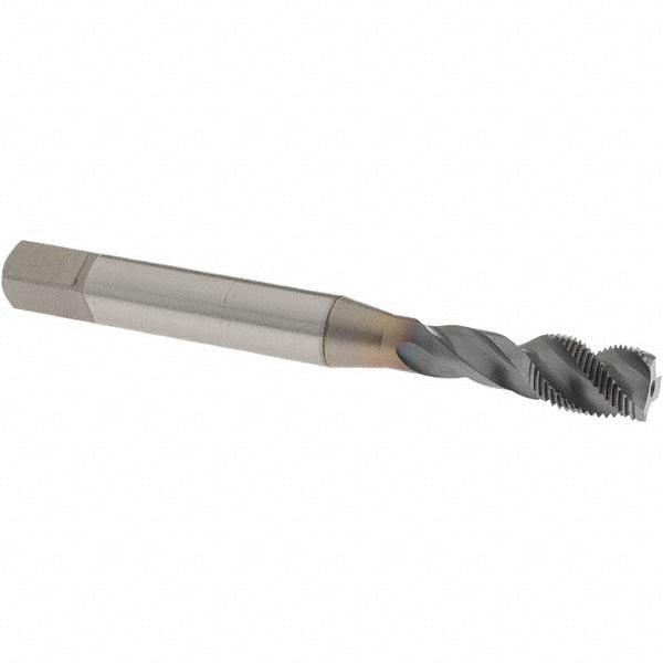 OSG 1650505908 Spiral Flute Tap 3/8-32 UNF, 3 Flutes, Semi-Bottoming, 2B Class of Fit, Powdered Metal, TICN Coated