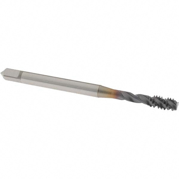 OSG 1650509908 Spiral Flute Tap #10-24 UNC, 3 Flutes, Bottoming, 2B Class of Fit, Powdered Metal, V Coated