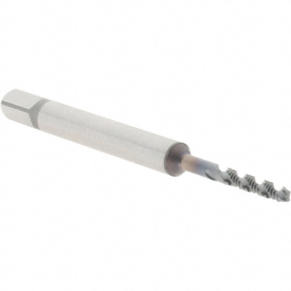 OSG 1650003108 Spiral Flute Tap M1.6x0.35 Metric Coarse, 2 Flutes, Semi-Bottoming, 6H Class of Fit, Powdered Metal, V Coated
