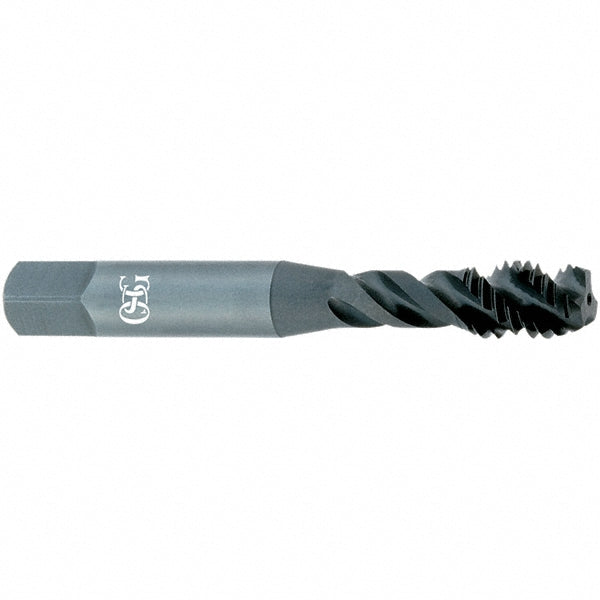 OSG 1732108 Spiral Flute Tap #5-40 UNC, 3 Flutes, Modified Bottoming, 2B/3B Class of Fit, Vanadium High Speed Steel, TICN Coated