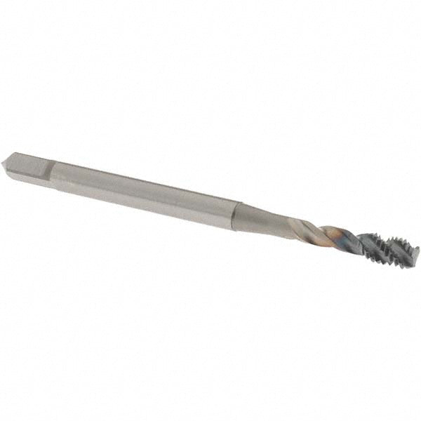 OSG 1650010208 Spiral Flute Tap M4x0.70, Metric Coarse, 3 Flute, Bottoming Chamfer, 6H Class of Fit, Powdered Metal, TiCN Finish