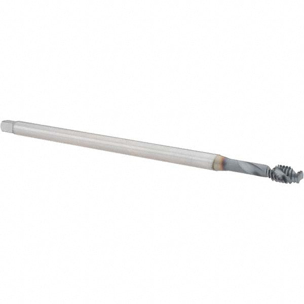 OSG 1652501708 Spiral Flute Tap 1/4-20 UNC, 2 Flutes, Semi-Bottoming, 2B Class of Fit, Powdered Metal, TICN Coated