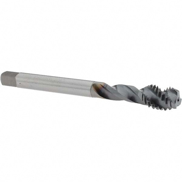 OSG 1654500908 Spiral Flute Tap 1/2-13, UNC, 3 Flute, Modified Bottoming Chamfer, 2B Class of Fit, Powdered Metal, TiCN Finish