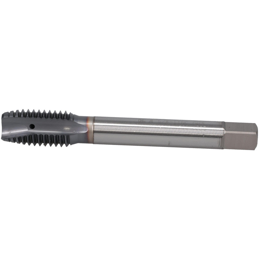 OSG 1655501308 Spiral Point Tap 5/8-11 Metric, 3 Flutes, Plug, 2B Class of Fit, Powdered Metal, V Coated