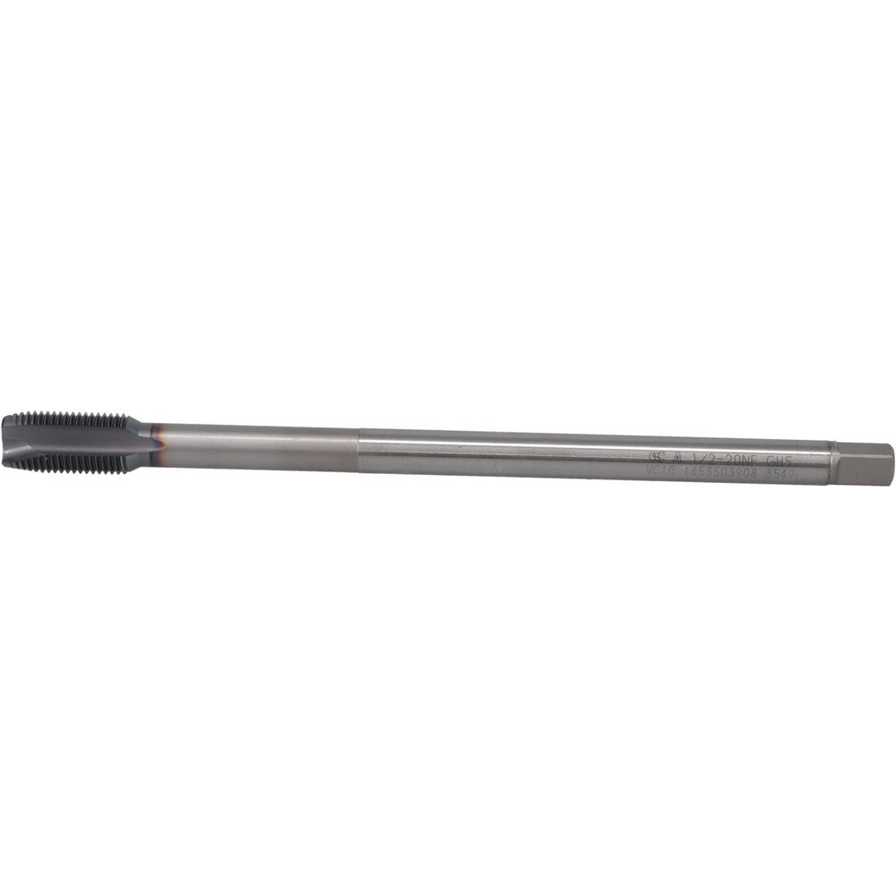 OSG 1653503908 Spiral Point Tap 1/2-20 Metric, 3 Flutes, Plug, 2B Class of Fit, Powdered Metal, TiCN Coated