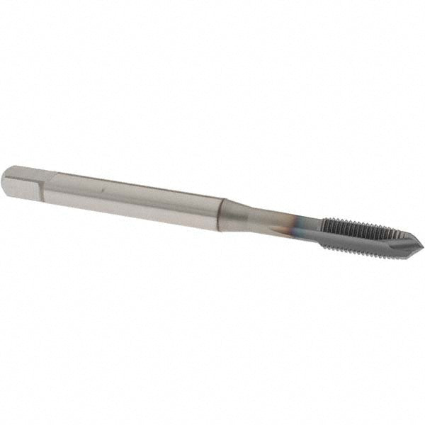 OSG 1651506108 Spiral Point Tap 1/4-32 UNEF, 3 Flutes, Plug, 3B Class of Fit, Powdered Metal, V Coated
