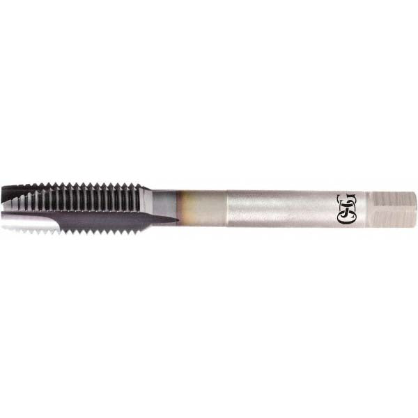 OSG 1651005608 Spiral Point Tap M11x1.50 Metric Coarse, 3 Flutes, Plug, 6H Class of Fit, Powdered Metal, V Coated