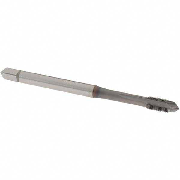 OSG 1651004608 Spiral Point Tap M5.5x0.50 Metric Coarse, 3 Flutes, Plug, 6H Class of Fit, Powdered Metal, V Coated