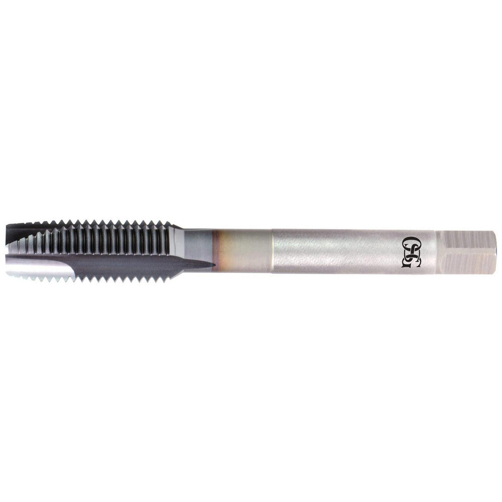OSG 1651003408 Spiral Point Tap M2x0.40 Metric Coarse, 2 Flutes, Plug, 6H Class of Fit, Powdered Metal, V Coated