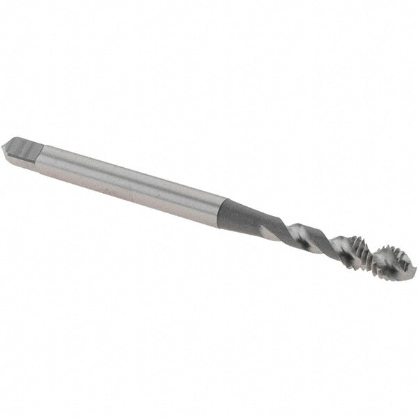 OSG 1303900200 #4-40 UNC, 2 Flute, 50&deg Helix, Bottoming Chamfer, Bright Finish, High Speed Steel Spiral Flute STI Tap
