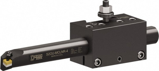Dorian Tool 73310101713 Lathe Tool Post Holder Series DA, Number D41-DUAL, Boring Bar Holder