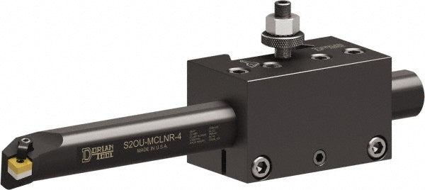 Dorian Tool 73310100565 Lathe Tool Post Holder Series CA, Number DQ-41S-DUAL, Boring Bar Holder