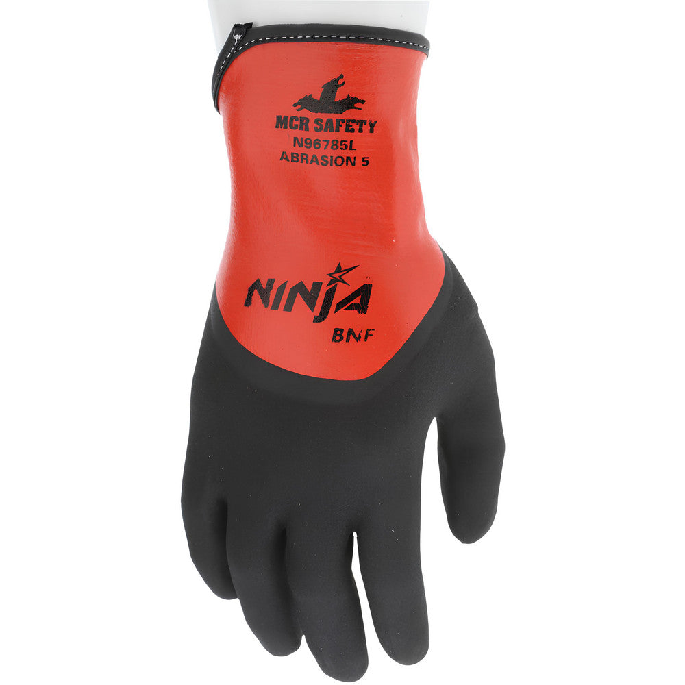 MCR Safety N96785S Work Gloves Ninja® N96785, Size Small, Nitrile-Coated Puncture Resistant