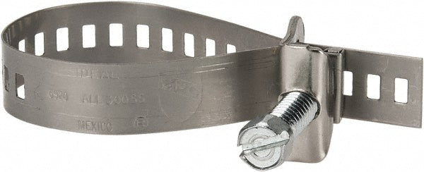 Ideal Tridon 6920051 Worm Gear Clamp SAE 20, 11/16 to 1-3/4" Dia, Stainless Steel Band