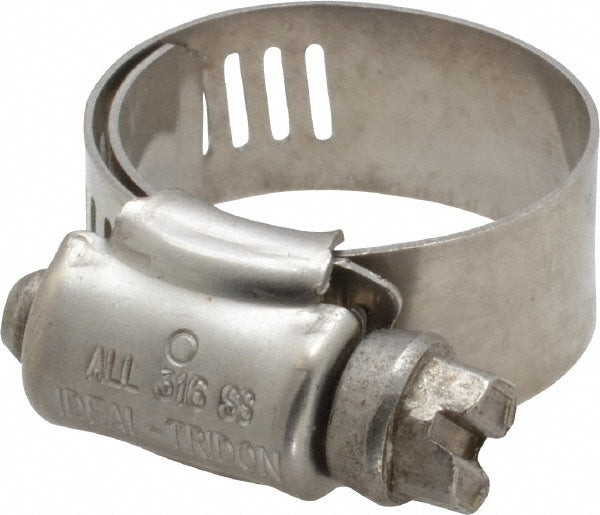 Ideal Tridon 6708M51 Worm Gear Clamp SAE 8, 1/2 to 1" Dia, Stainless Steel Band