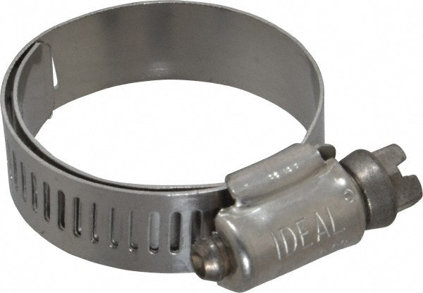 Ideal Tridon 6716M51 Worm Gear Clamp SAE 16, 3/4 to 1-1/2" Dia, Stainless Steel Band