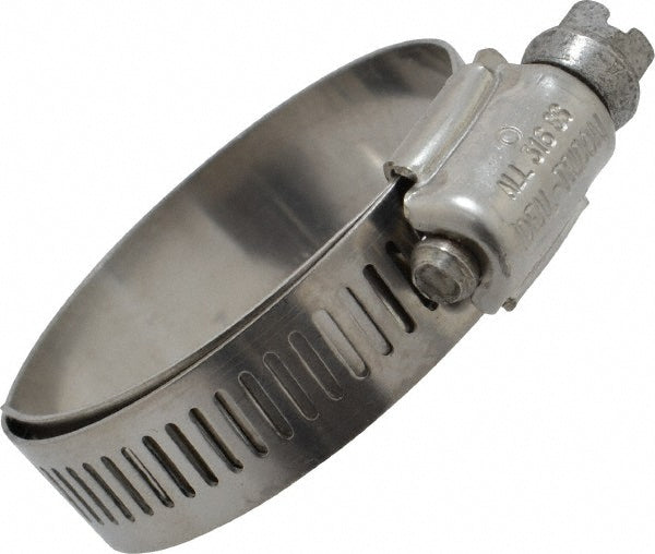 Ideal Tridon 6720M51 Worm Gear Clamp SAE 20, 13/16 to 1-3/4" Dia, Stainless Steel Band