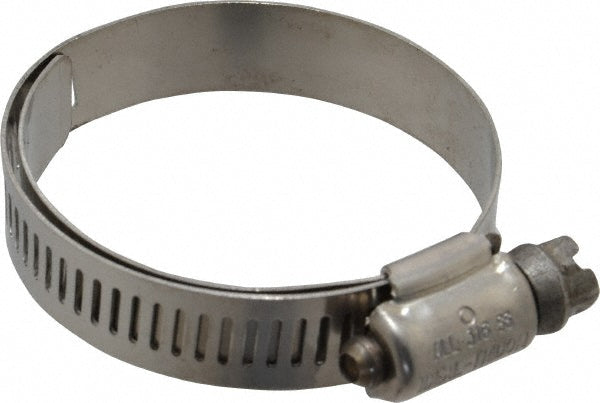 Ideal Tridon 6724M51 Worm Gear Clamp SAE 24, 1-1/16 to 2" Dia, Stainless Steel Band