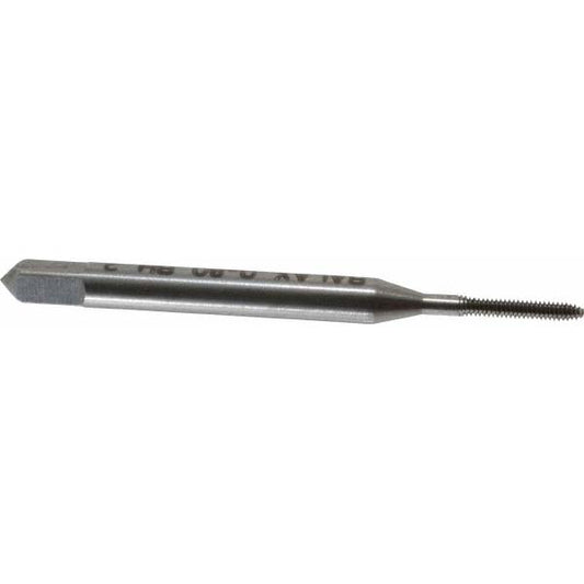 Balax 10002-010 Thread Forming Tap #0-80 UNF, 2B & 3B Class of Fit, Bottoming Chamfer, High-Speed Steel, Bright/Uncoated Finish