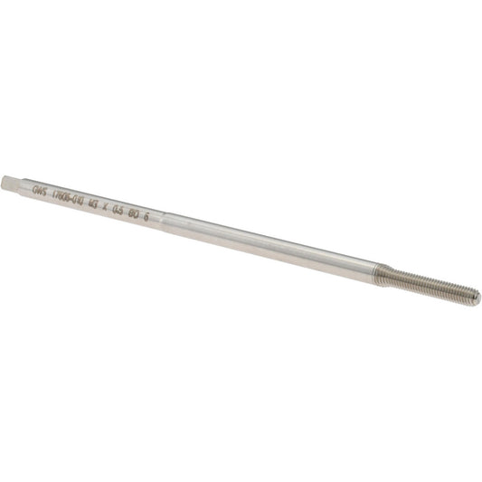 Balax 17606-010 Extension Tap M3 x 0.5, D6, Bright/Uncoated, High Speed Steel, Thread Forming