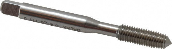 Balax 12885-000 Thread Forming Tap 1/4-28 UNF, 2B & 3B Class of Fit, Plug Chamfer, High-Speed Steel, Bright/Uncoated Finish