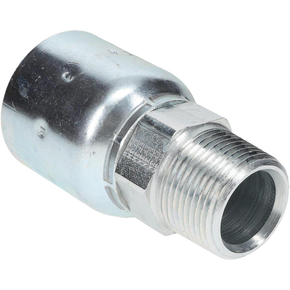 Parker 10143-16-16 Hydraulic Hose Male Rigid Fitting 1" ID, 16 mm, 1-11-1/2, 6,500 psi