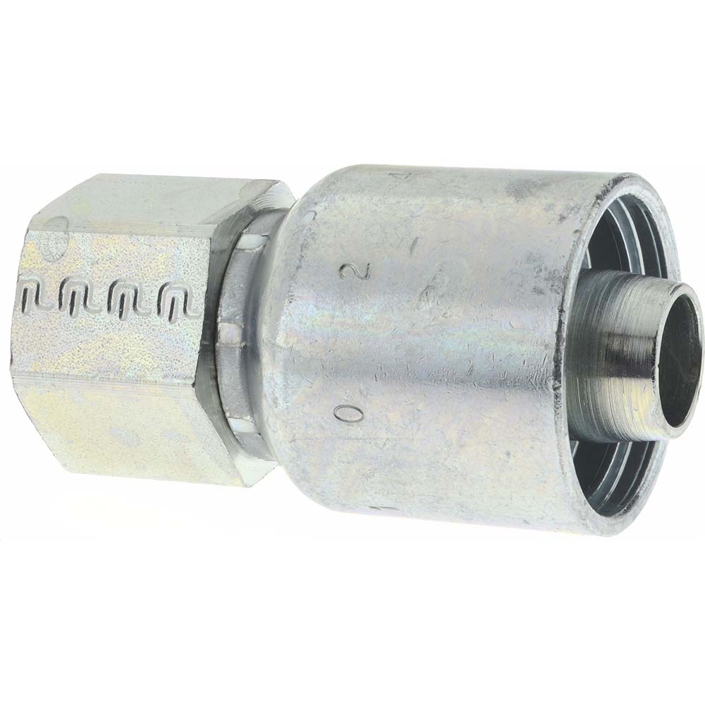 Parker 10243-12-12 Hydraulic Hose Female Rigid Fitting 0.7500" Hose ID, Hose Size 12, 3/4-14 Thread