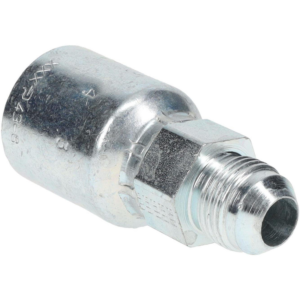 Parker 10343-8-8 Hydraulic Hose Male Rigid Fitting 0.5" ID, 8 mm, 3/4-16
