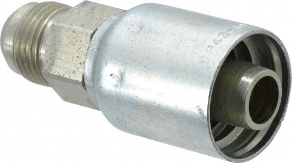Parker 10343-10-10 Hydraulic Hose Male Rigid Fitting 0.625" ID, 10 mm, 7/8-14