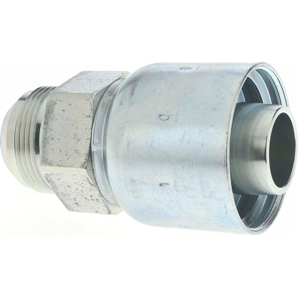 Parker 10343-20-20 Hydraulic Hose Male Rigid Fitting 1.25" ID, 20 mm, 1-5/8-12