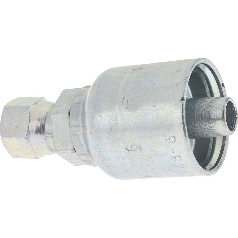 Parker 10643-4-6 Hydraulic Hose Female JIC 37 deg Swivel Fitting 0.3750" Hose ID, Hose Size 6, 1/4" Thread