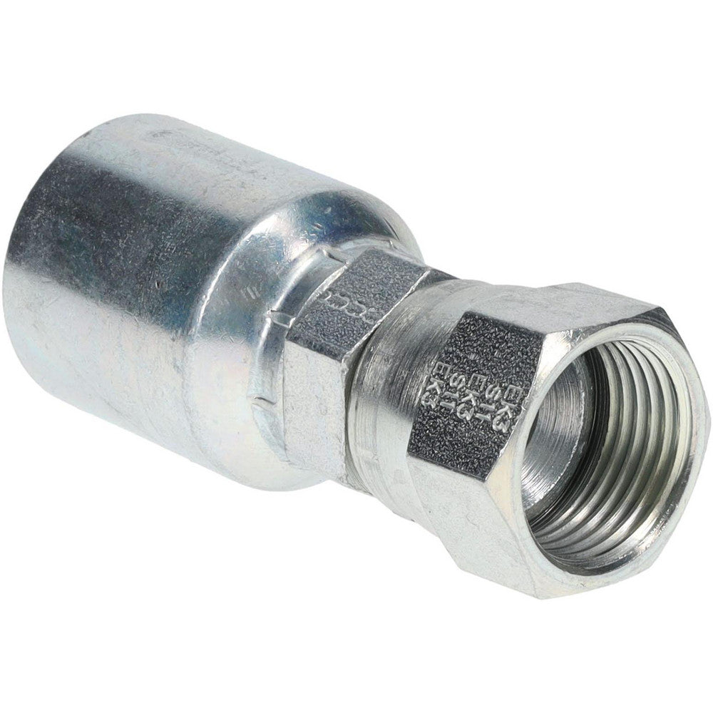 Parker 10643-10-8 Hydraulic Hose Female JIC 37 &deg Swivel Fitting 0.5" ID, 8 mm, 5/8"