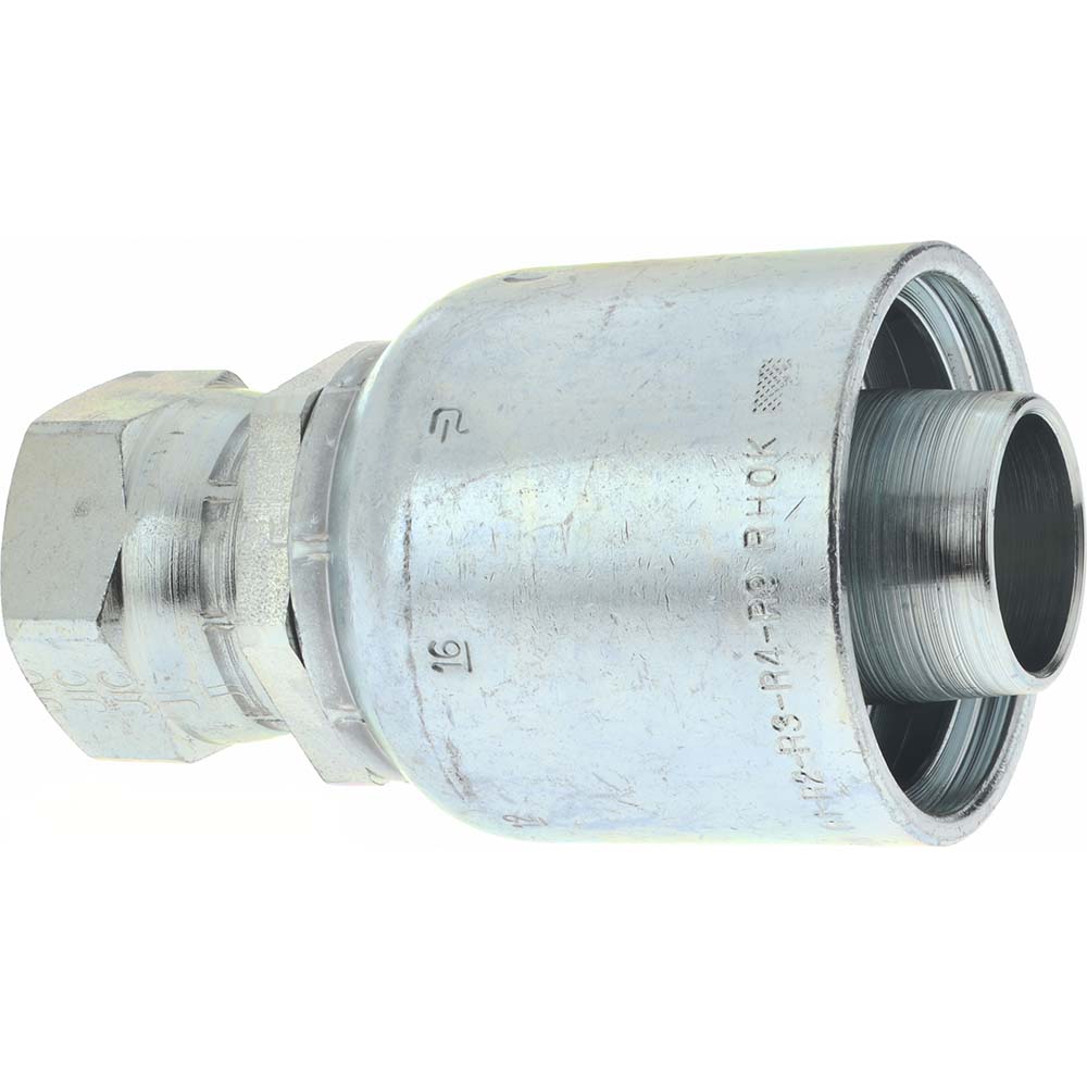 Parker 10643-12-16 Hydraulic Hose Female JIC 37 &deg Swivel Fitting 1" ID, 12 mm, 1"