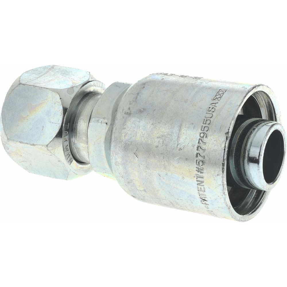 Parker 10643-16-16 Hydraulic Hose Female JIC 37 &deg Swivel Fitting 1" ID, 16 mm, 1"