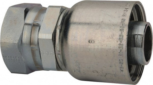 Parker 10643-20-20 Hydraulic Hose Female SAE 45 &deg Swivel Fitting 1.25" ID, 20 mm, 1-1/4"