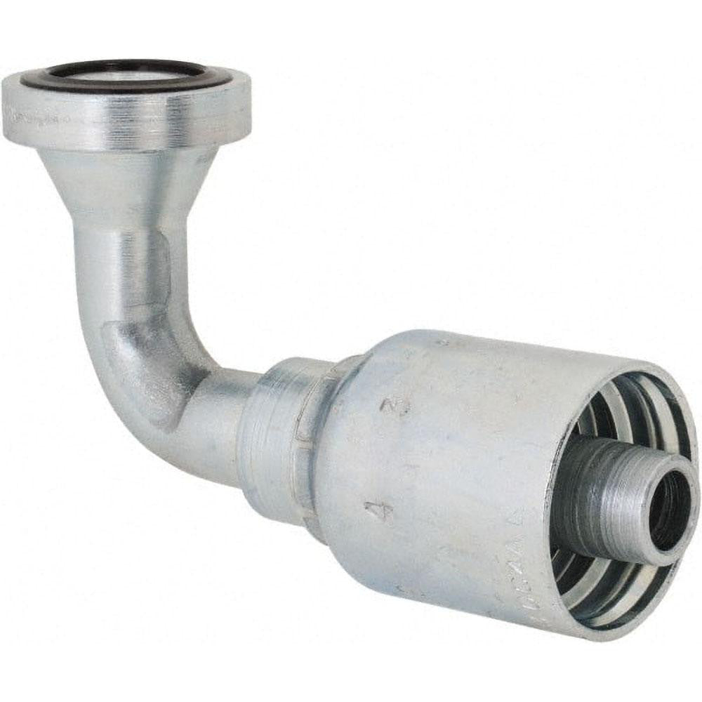 Parker 11943-16-16 Hydraulic Hose SAE Code 61 Flange Head Elbow 1" ID, 16 mm, 1"