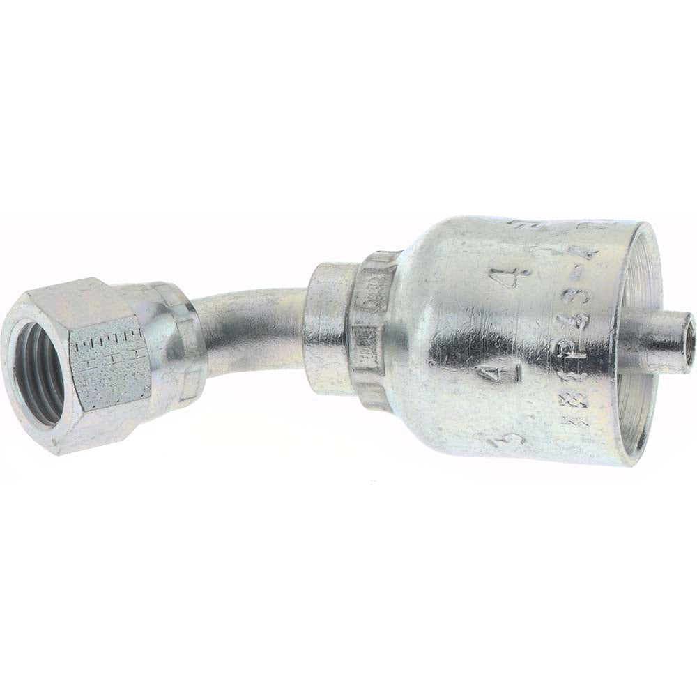 Parker 13743-4-4 Hydraulic Hose 90 &deg Elbow 0.25" ID, 4 mm, 1/4"
