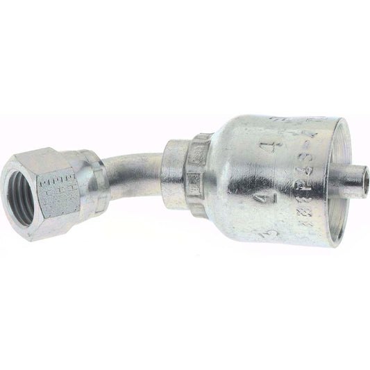 Parker 13743-4-4 Hydraulic Hose 90 &deg Elbow 0.25" ID, 4 mm, 1/4"