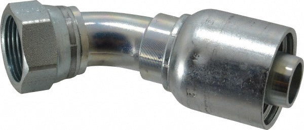 Parker 13743-16-16 Hydraulic Hose Short Drop Female JIC Swivel 45 &deg Elbow 1" ID, 16 mm, 1-5/16-12, 4,000 psi