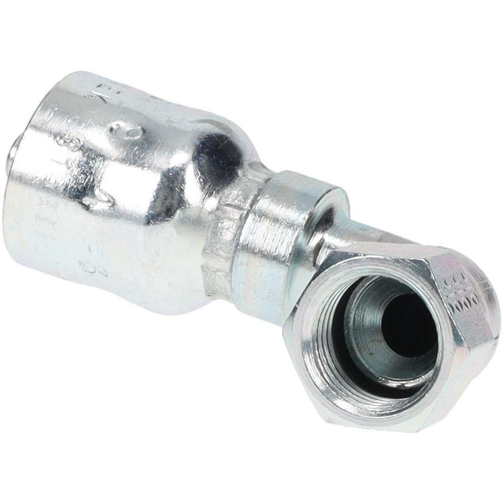 Parker 13943-6-4 Hydraulic Hose Short Drop Female JIC Swivel 90 &deg Elbow 0.25" ID, 4 mm, 9/16-18